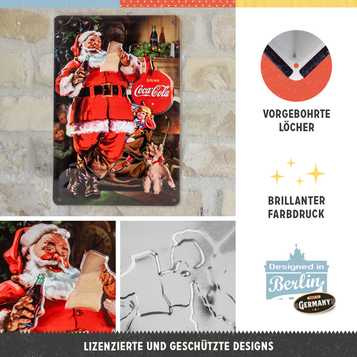 Coca-Cola - Special Edition Classic Santa Collage