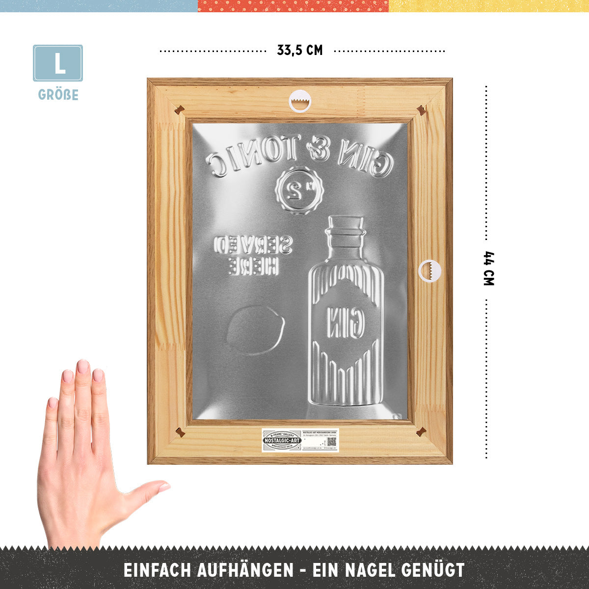 Gin & Tonic Served Here - Special Edition N-Frame L Edition