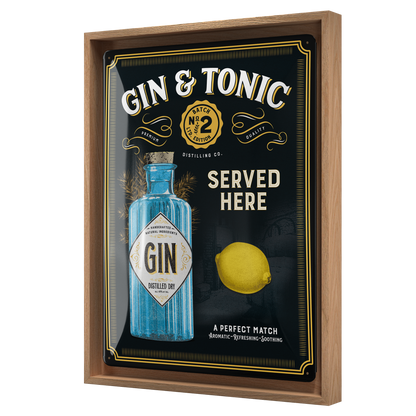 Gin & Tonic Served Here - Special Edition N-Frame L Edition