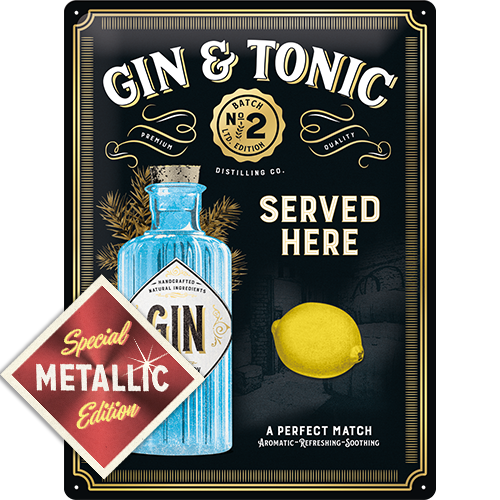 Gin & Tonic Served Here - Special Edition