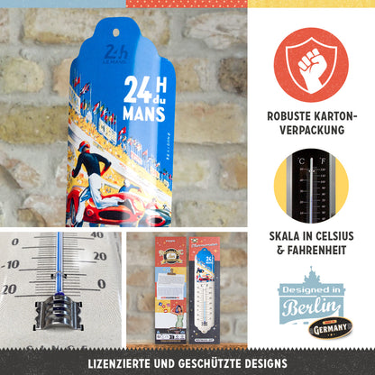 24h Le Mans - Racing Poster Blue