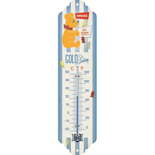 HARIBO - Die Echten GOLD-Bären, isolated Thermometer product view with transparent background.