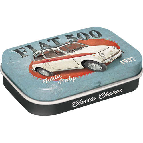 Mint Box "Fiat 500 - Turin Italy"