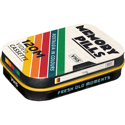 Memory Pills Video, isolated Pillendose product view with transparent background.