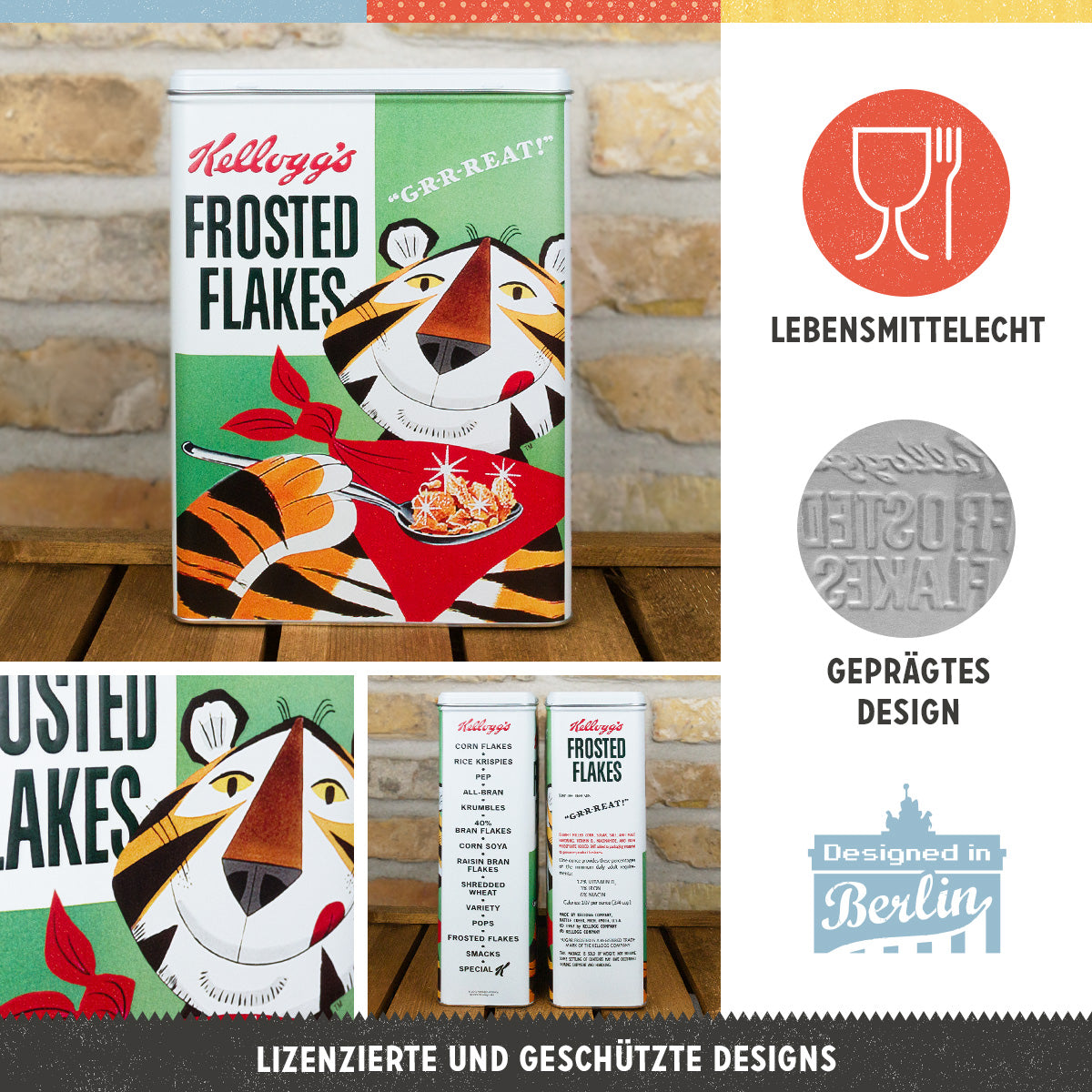 Storage Tin XL "Kellogg's - Frosted Flakes Tony Tiger"