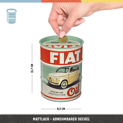 Money Box Oil Barrel "Fiat - Premium Protection Oil"