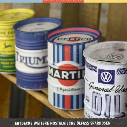 Money Box Oil Barrel "Fiat - Premium Protection Oil"