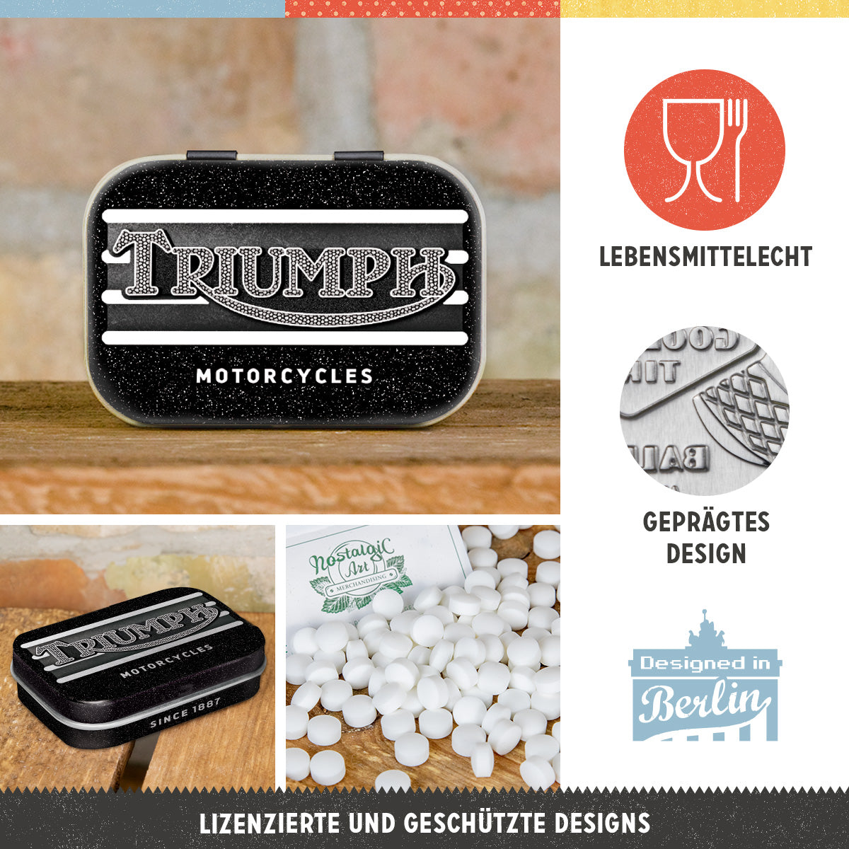 Mint Box "Triumph - Motorcycles since 1887"