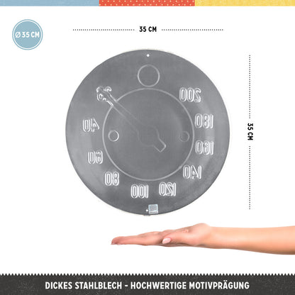 Tin Sign Round Ø 35cm "BMW - Tachometer"