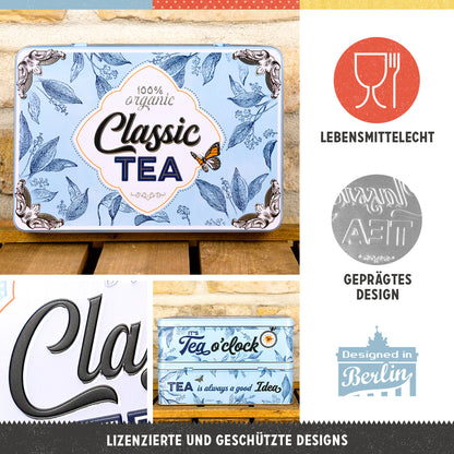 Storage Tin Flat "Classic Tea"