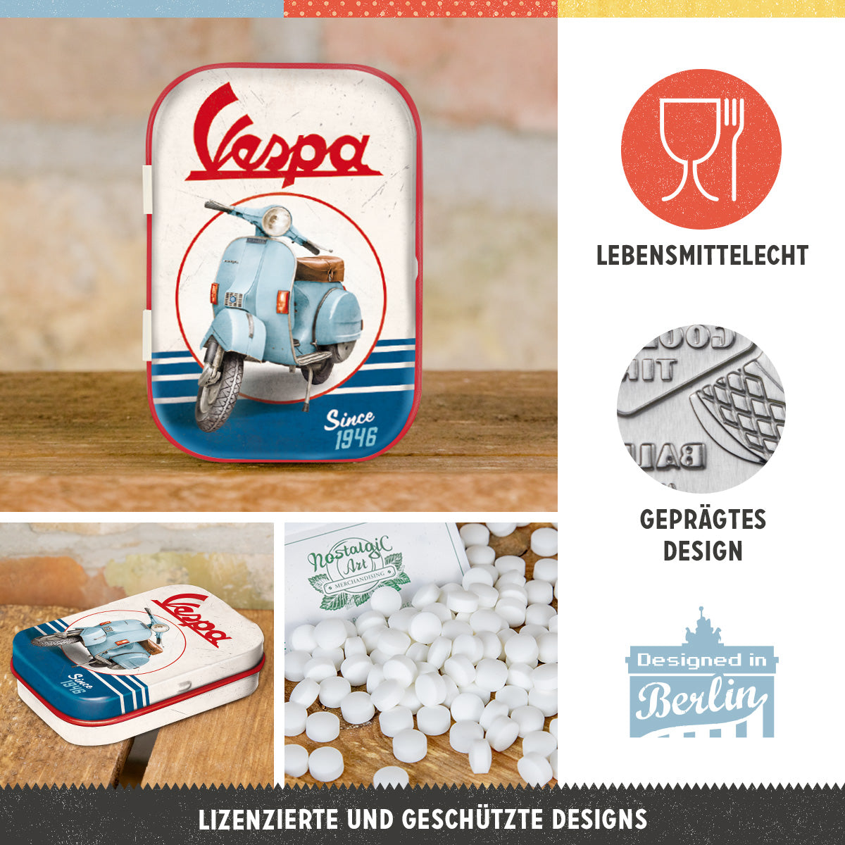 Mint Box "Vespa - Iconic since 1946"
