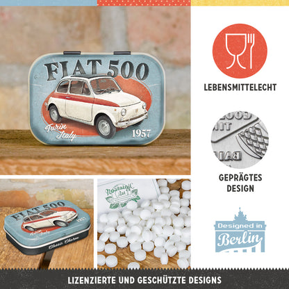 Mint Box "Fiat 500 - Turin Italy"