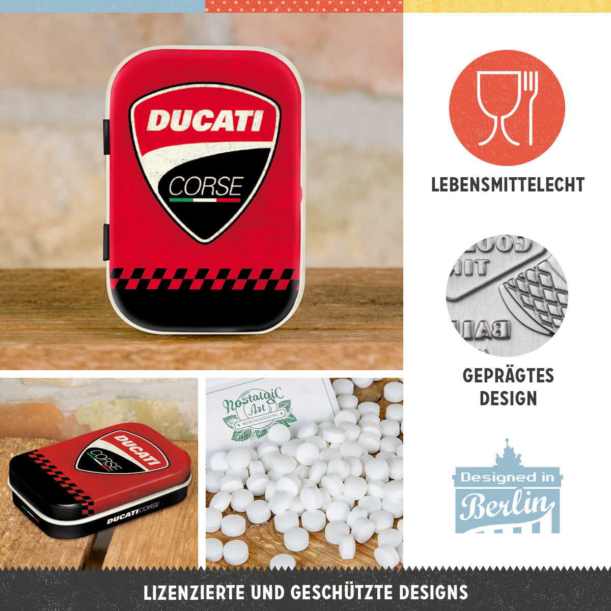 Mint Box "Ducati Corse - Logo Racing"