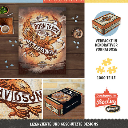 Puzzle "Harley-Davidson - Born to Ride Eagle 2"