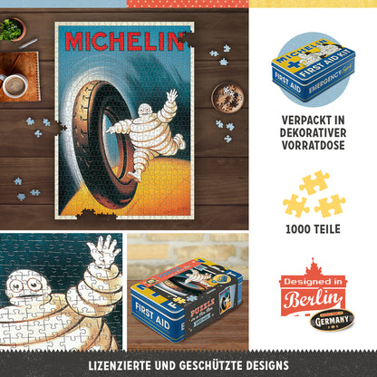 Puzzle "Michelin - Waving Bibendum Painted Ad 2"