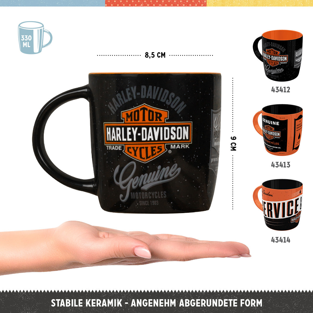 Harley-Davidson Tassen Geschenkbox - Genuine & Service