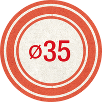 Blechschilder Rund 35