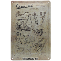 Vespa - Parts Sketches