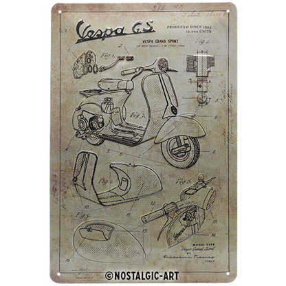 Vespa - Parts Sketches